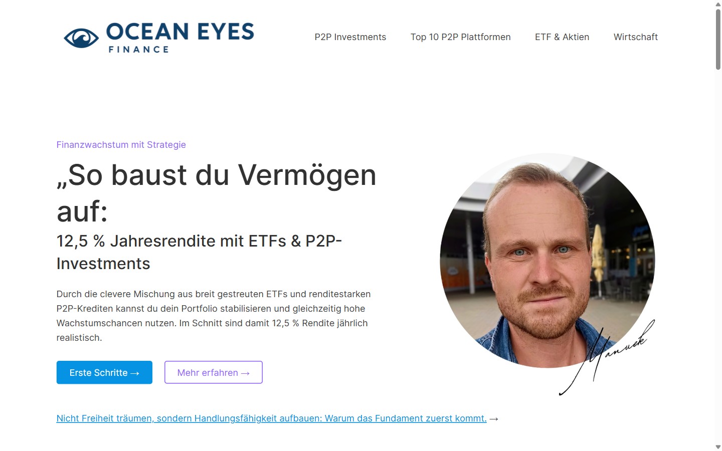 Screenshot Oceaneyes Finance