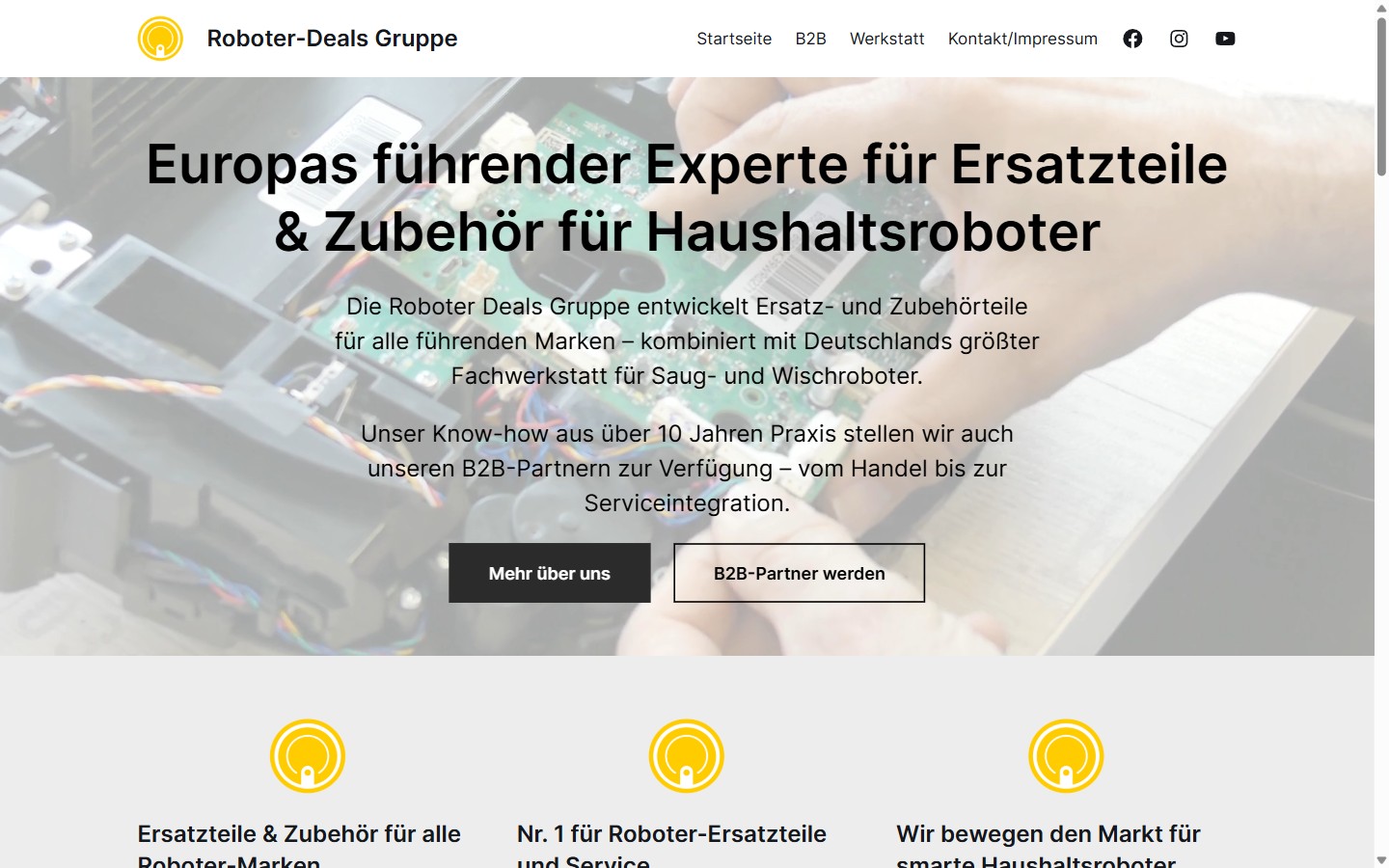 Screenshot RD-Gruppe