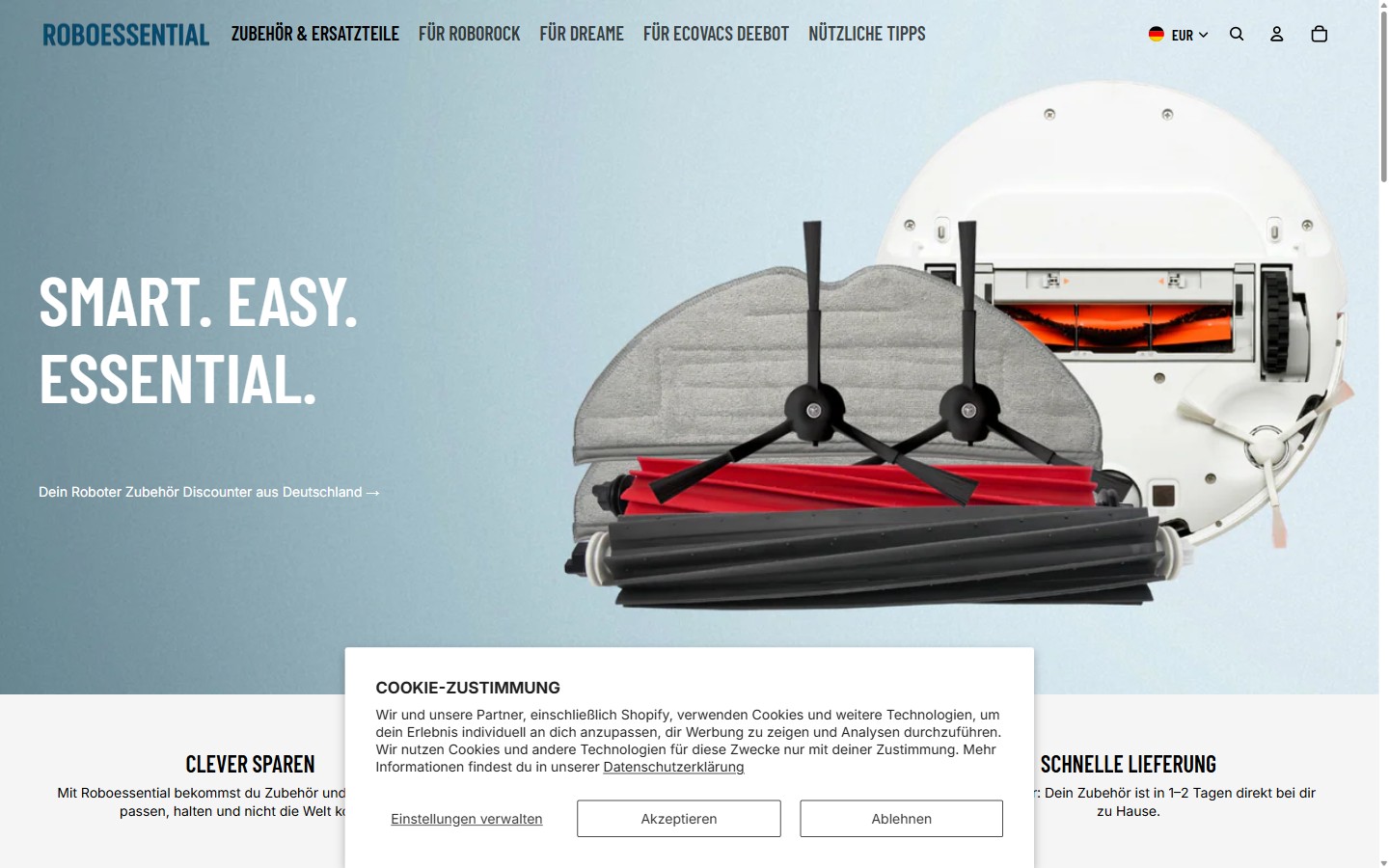 Screenshot Roboessential.de