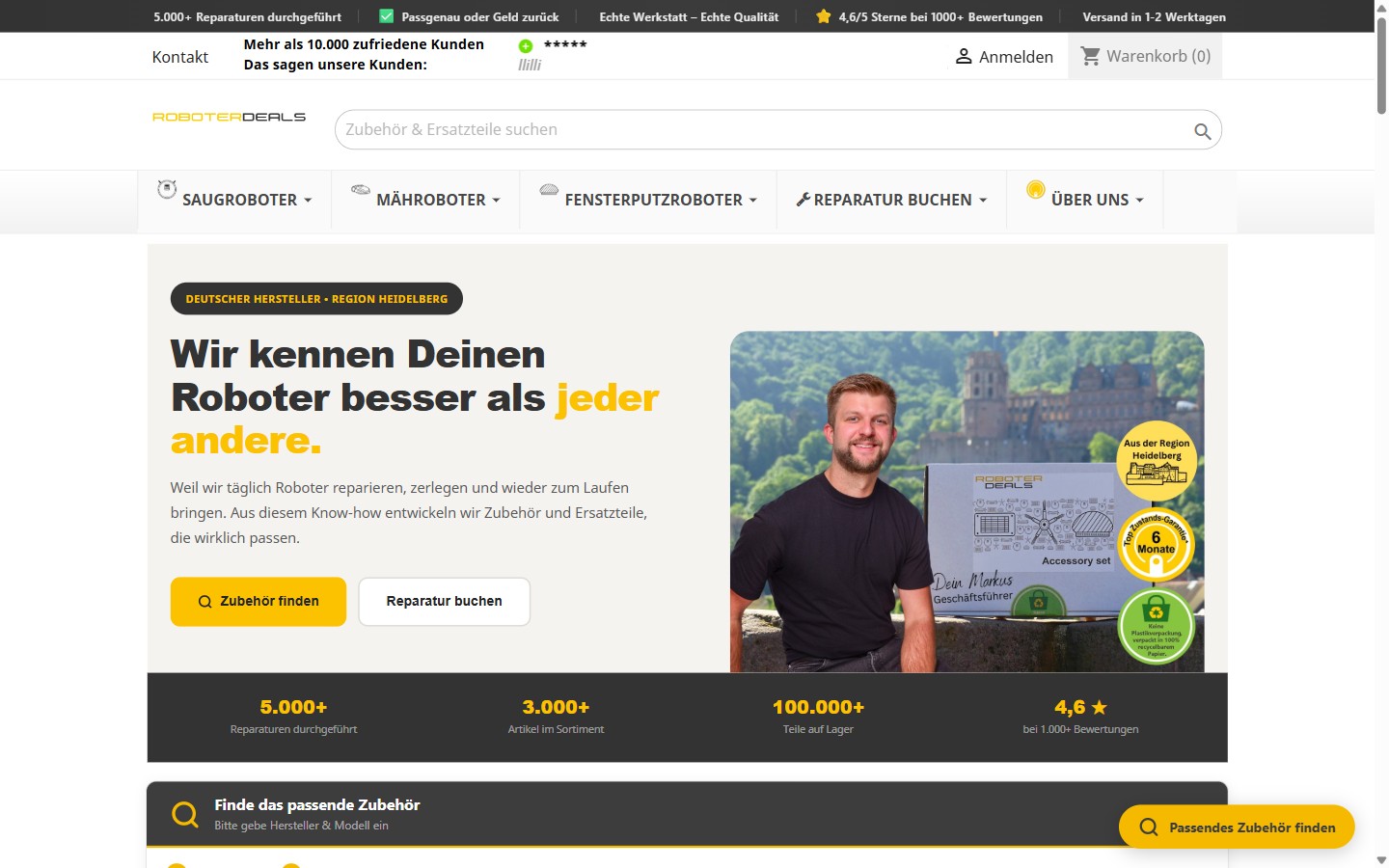 Screenshot Roboter-Deals.de